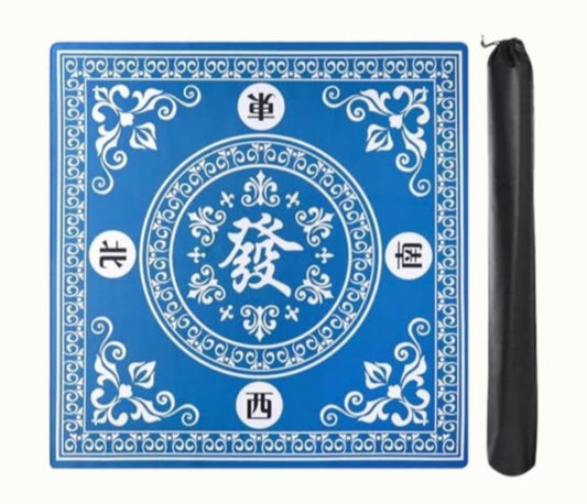 Mahjong Tablecloth Rubber Table Mat Cross-Border Amazon Anti-Slip Noise Reduction Waterproof 32.4inch Board Game Table Mat