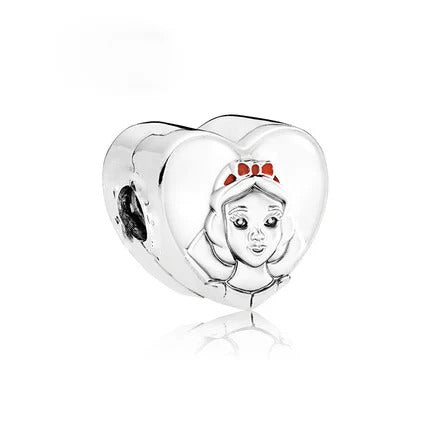 2024 Hot Sale 925 Silver Mermaid Princess Dress Charms DIY Dangle Beads Fit Original Pendant Bracelet Necklace Fashion Jewelry