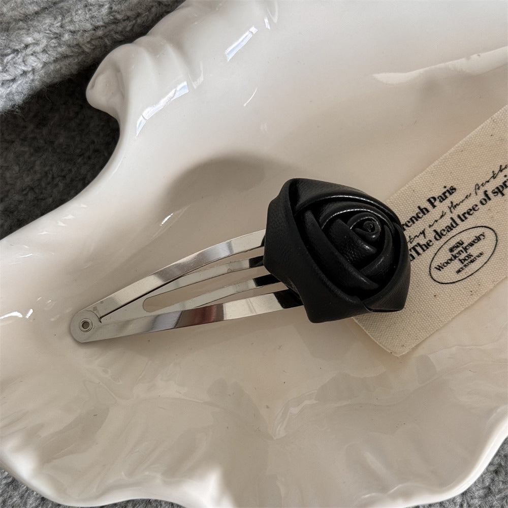 Vacation Organza Flower Hair Clip Travel Outing Hair Accessories Atmosphere Clip Duckbill Clip Hairpin Side Clip Hair Ornament