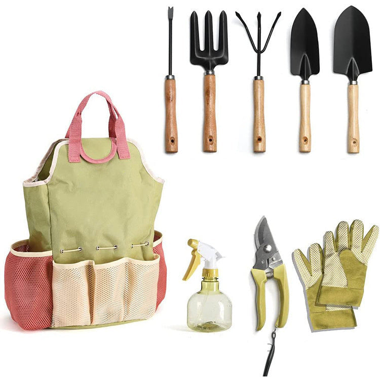 Amazon Gardening Tool Set Garden Tool Kit Scissors Gift 9-Piece Outdoor Garden Tool Set