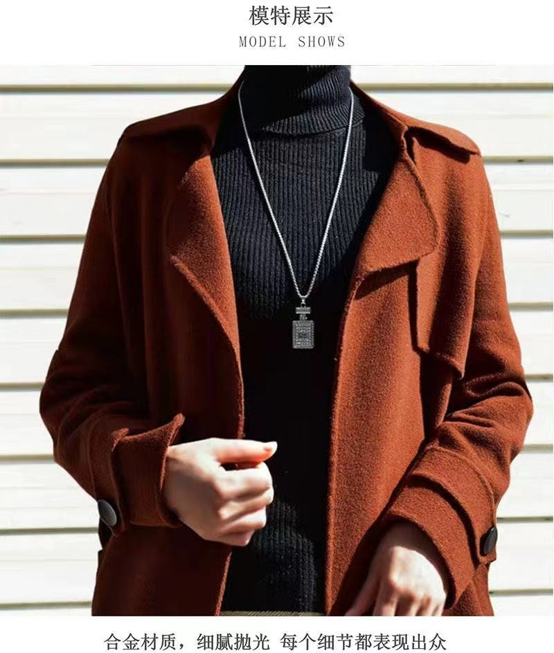 Trendy Fashion Children's Necklace for Girls, Personalized Couple Pendant for Boys, Hip-Hop Versatile Street Dance Show Accessories Wholesale