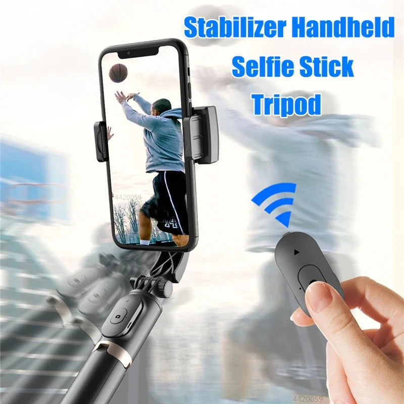FANGTUOSI 2025 new Selfie Stick Stand Mobile Phone with microphone Support Wireless Gimbal Stabilizer For iPhone Android Holder