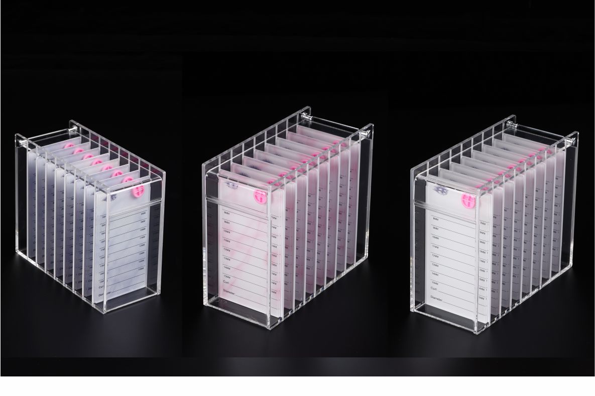 In Stock Grafting Eyelash Storage Box Eight-Layer Eyelash Storage Flower Box Multi-Layer Transparent and Dustproof Eyelash Box Auxiliary Tool