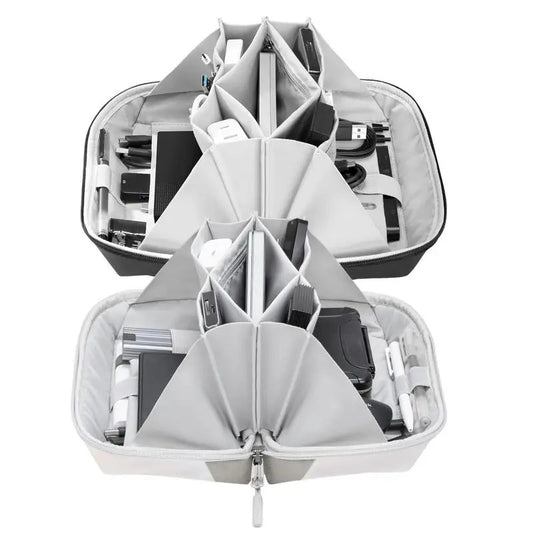 Electronics Travel Organizer 2024 New Electronics Bag Tech Organiser Travel Case Portable Battery Storage Case Cable Storage Box