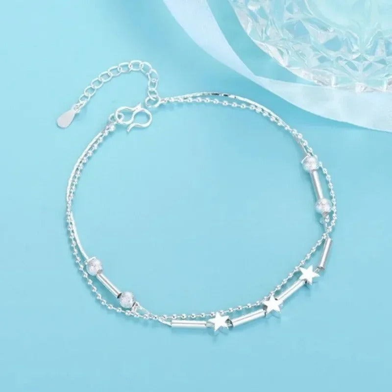 925 Sterling Silver Bracelet Woman Vintage Luxury Original Jewelry Accessories Fashion Designer Party Wedding Jewelry Gifts 2024