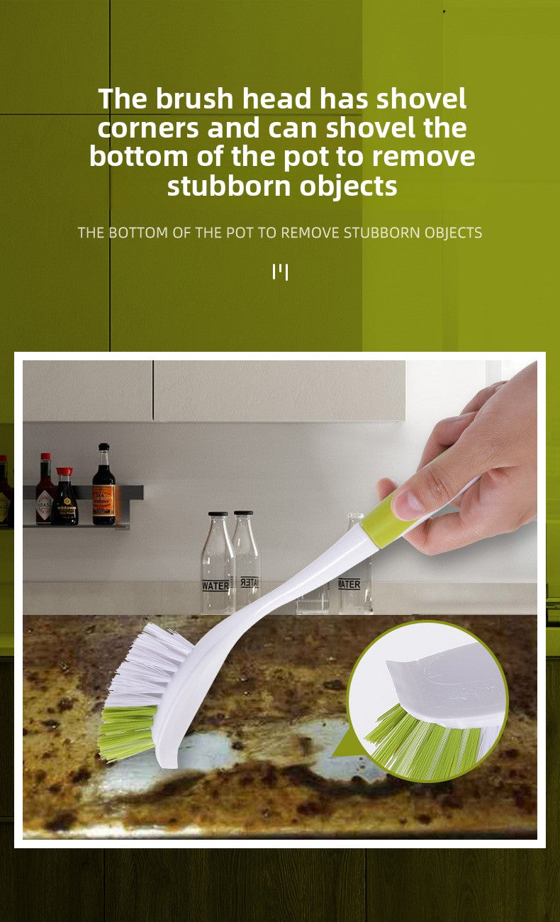 Washer Brush Plastic Multifunctional Kitchen Gap Cleaning Long Handle Brush Dishwashing Brush Pan Brush