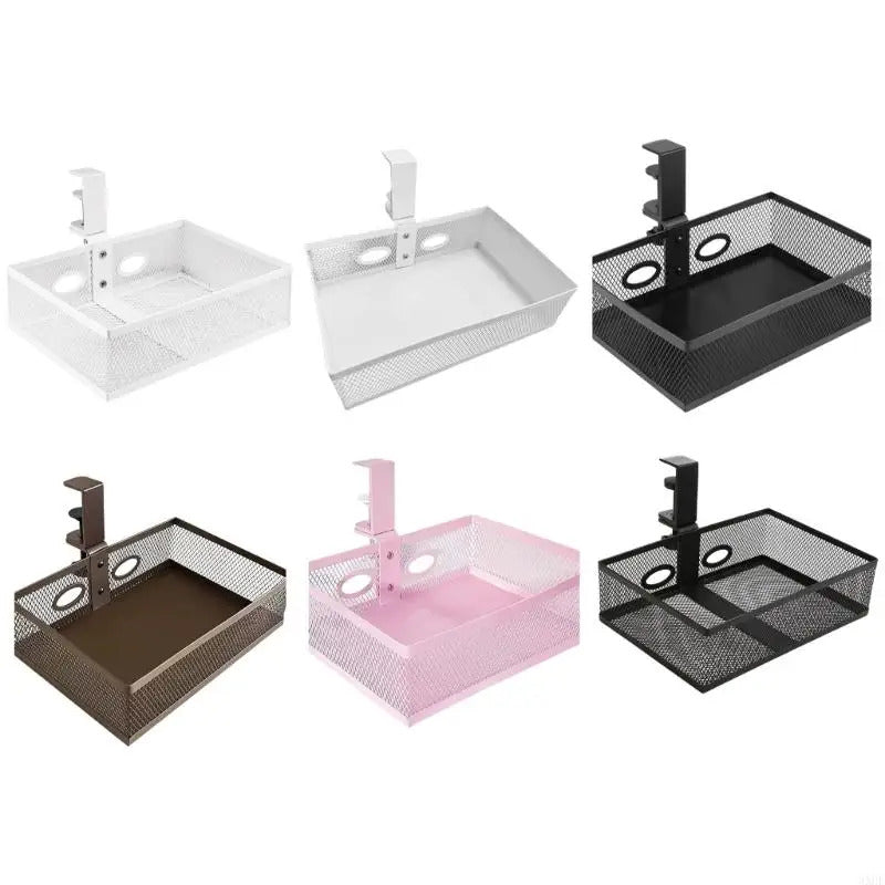 Multifunctional Tray and Basket for Office Supplies Easy Access Under Desk Storage Shelf Large Capacity Drawer