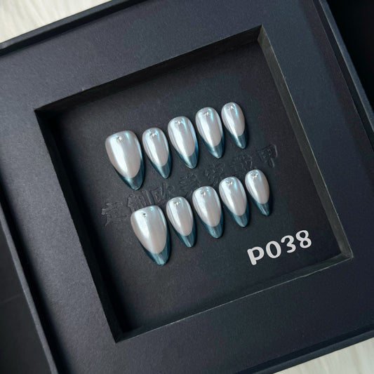 Wearable Nails Pure Handmade High-End Brightening Hot Girl Style Detachable Nail Tips