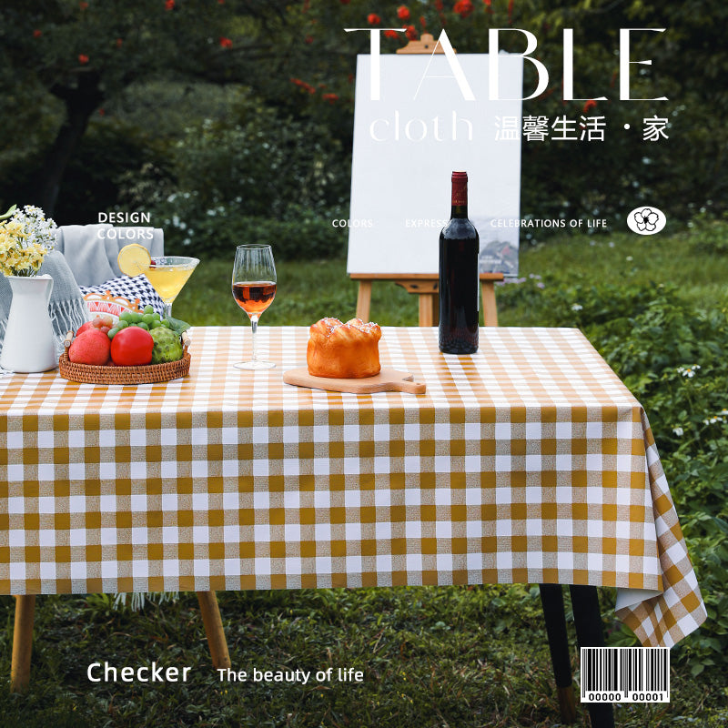 Outdoor Egg Roll Table Tablecloth Camping Picnic Table Mat Outdoor PVC Disposable Tablecloth Stall