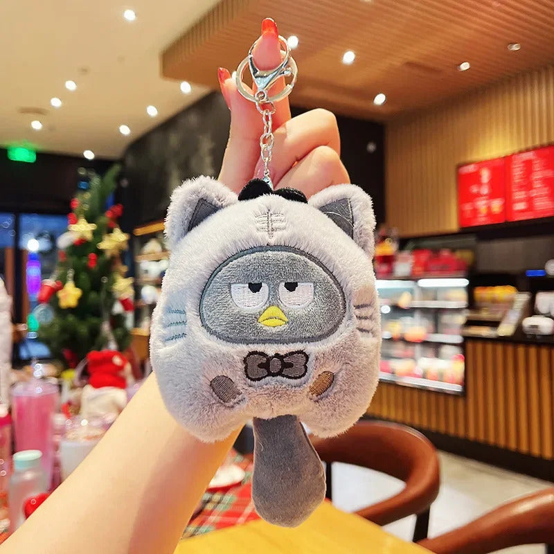 15cm/5.9in Kuromi Plush Keychains Melody Cinnamoroll Doll Cute Funny Hangings Ornament Toys Valentine Day Gift Girl Decoration