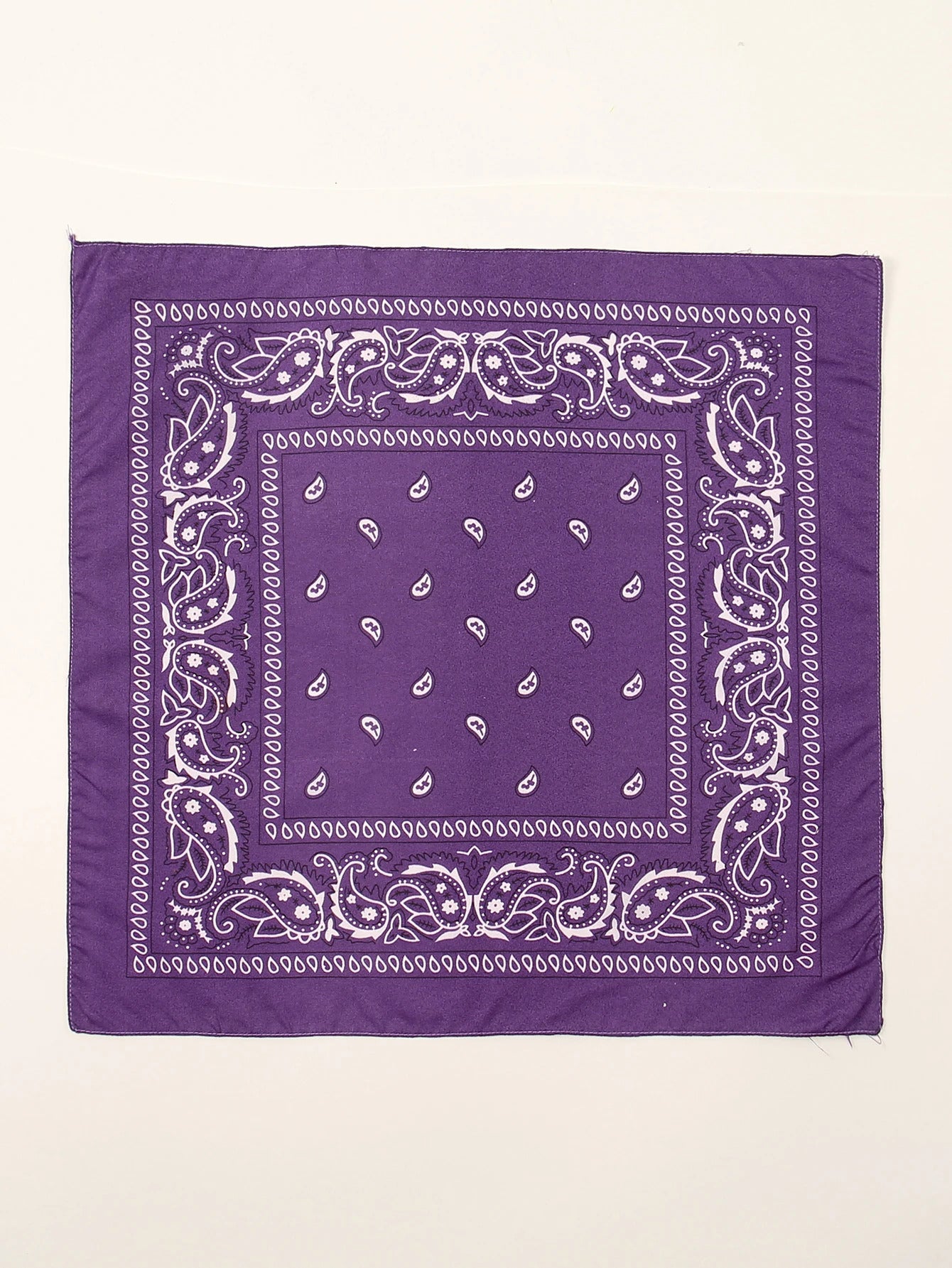 54cm*54cm Fashion Cotton Hip Hop Head Scarf Paisley Square Scarves Headwear Bandanna Hair Band Neck Wrist Wrap Band Accessories