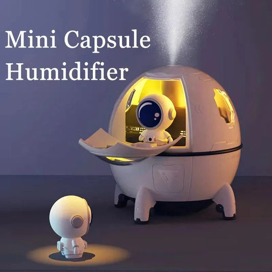 220ML Desktop Humidifier Portable USB Astronaut Air Humidifier Diffuser for Home With Colorful Light