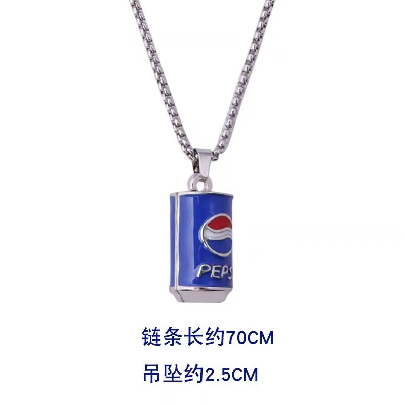 Trendy Fashion Children's Necklace for Girls, Personalized Couple Pendant for Boys, Hip-Hop Versatile Street Dance Show Accessories Wholesale