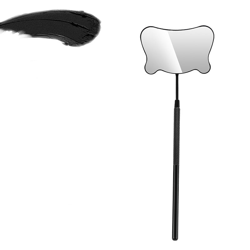 Hot-Selling Cross-Border Stainless Steel Grafting Flowering Auxiliary Tool Special Makeup Beauty Mirror Eyelash Inspection Mirror Eyelash Extensions