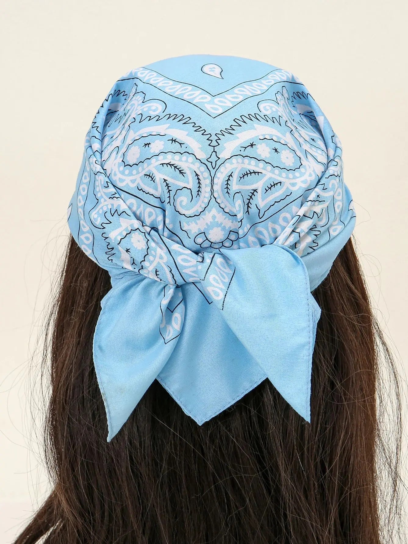 54cm*54cm Fashion Cotton Hip Hop Head Scarf Paisley Square Scarves Headwear Bandanna Hair Band Neck Wrist Wrap Band Accessories