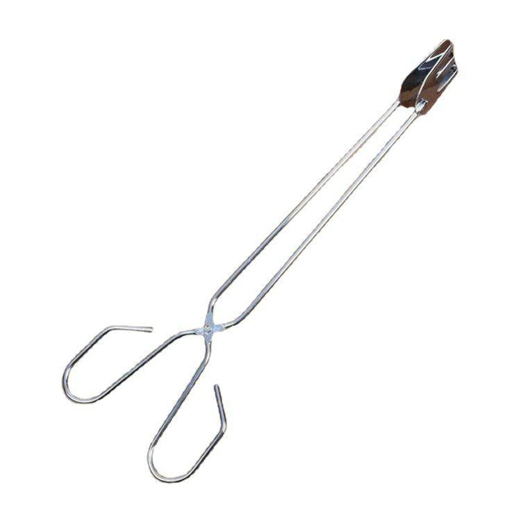 Stainless Steel BBQ Tongs Charcoal Tongs Bread Tongs Food Tongs Steak Tongs Frying Scissors Baking Tongs