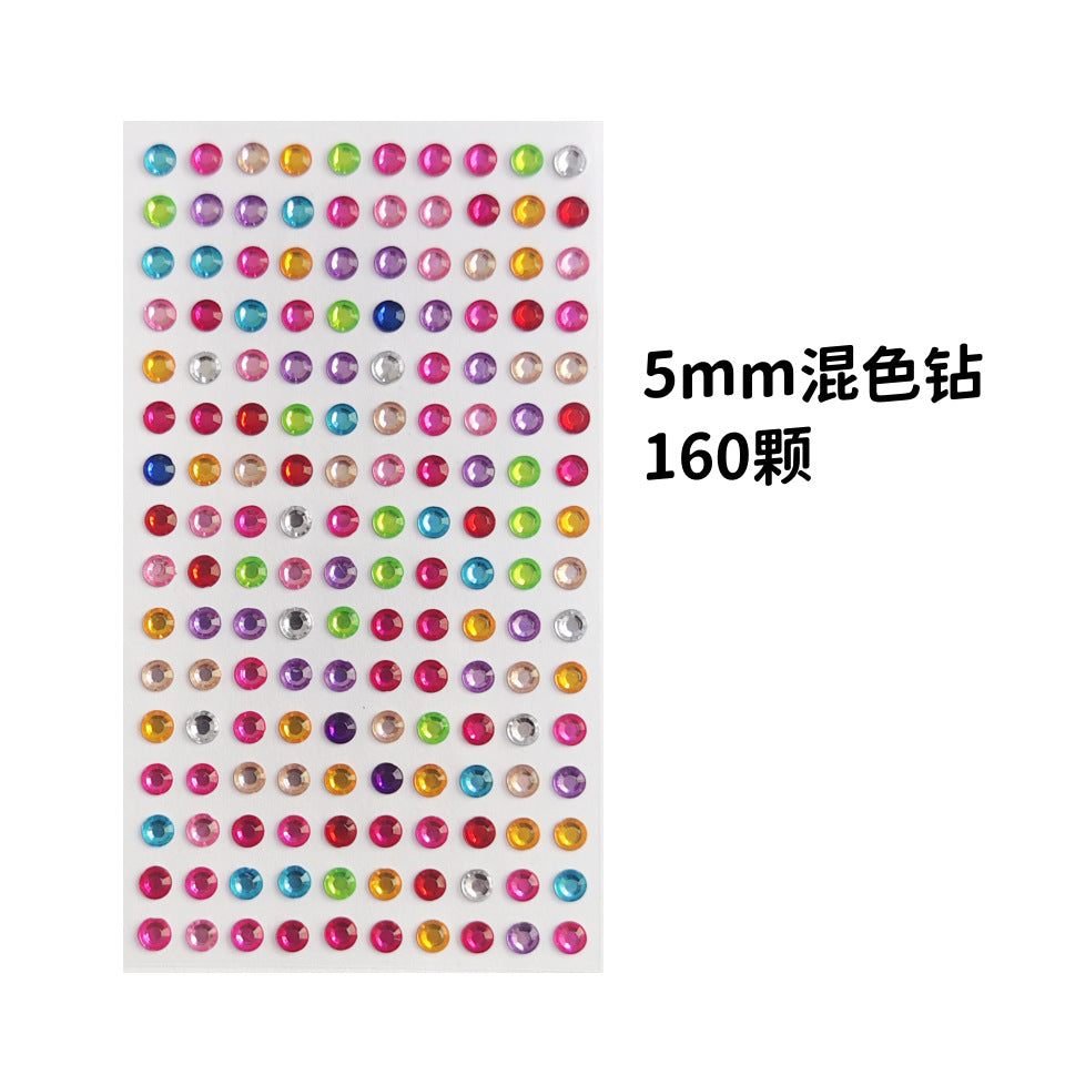 Glitter Gradient Butterfly Wing Tattoo Eye Corner Face Stickers Children's Eye Makeup DIY Stickers Fish Scale Performance Catwalk