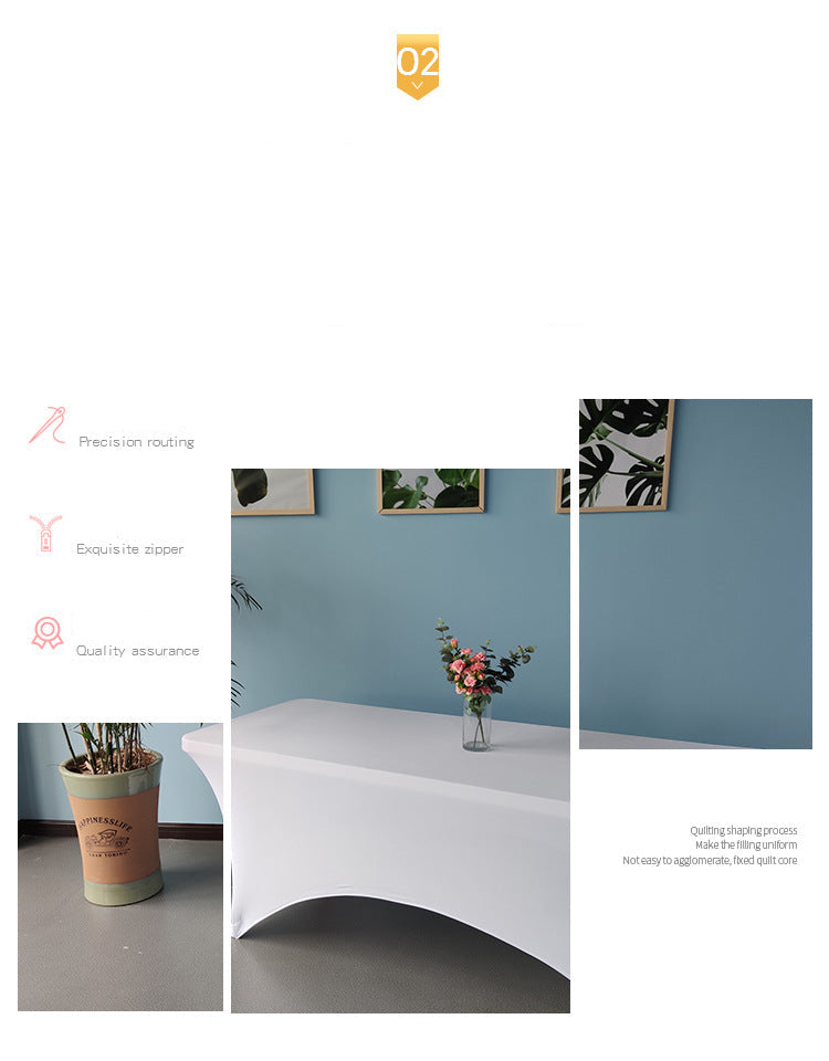 Tablecloth 6ft Table Cover Cross-Border Manufacturers Elastic Table Cover Table Cover Can Be Customized Pattern