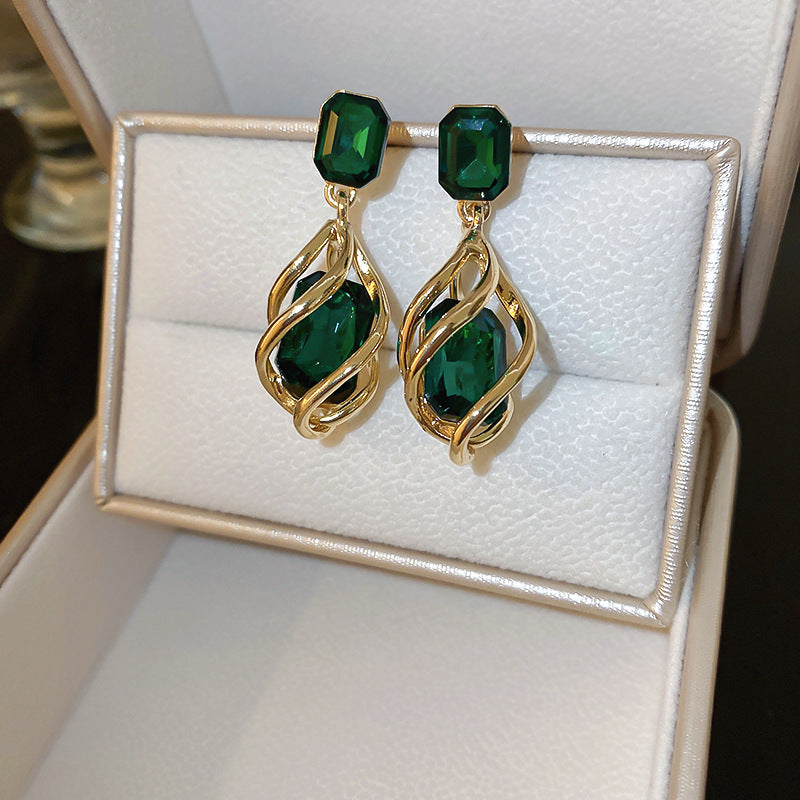 Vintage Earrings Fashion Versatile Ear Jewelry Niche Light Luxury High-end Accessories