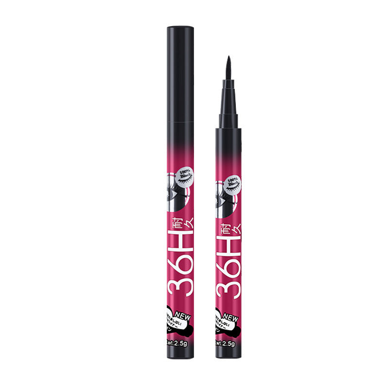 Cross-Border Wholesale MAYBELUCKY 36H Eyeliner Ultra-Fine Waterproof Smudge-Proof Long-Lasting European and American Export Eyeshadow Liquid