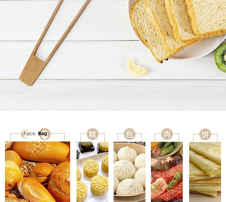 Bamboo Kitchen Barbecue Food Clip Bamboo Bread Anti-scalding Fried Steak Barbecue Fish Barbecue Cooking Cake Clip