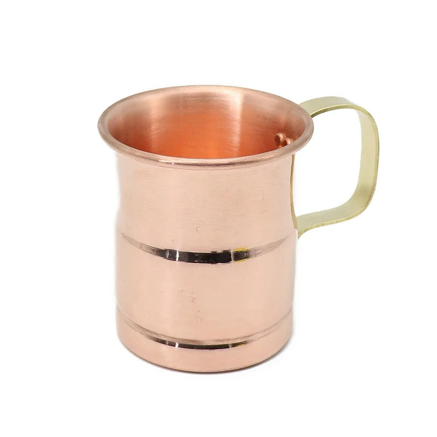 1PCS Pure Copper Beer Cup Handcrafted Moscow Mule Milk Cup Drinkware Coffee Cup