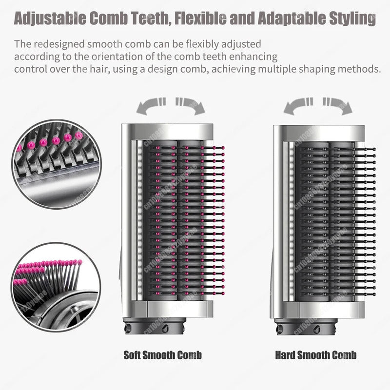 Cyan Hair Dryer Curling Attachment 30/40mm Auto Curling Nozzle For Dyson Supersonic&HS01/05 Airwrap Large Firm Smoothing Brush