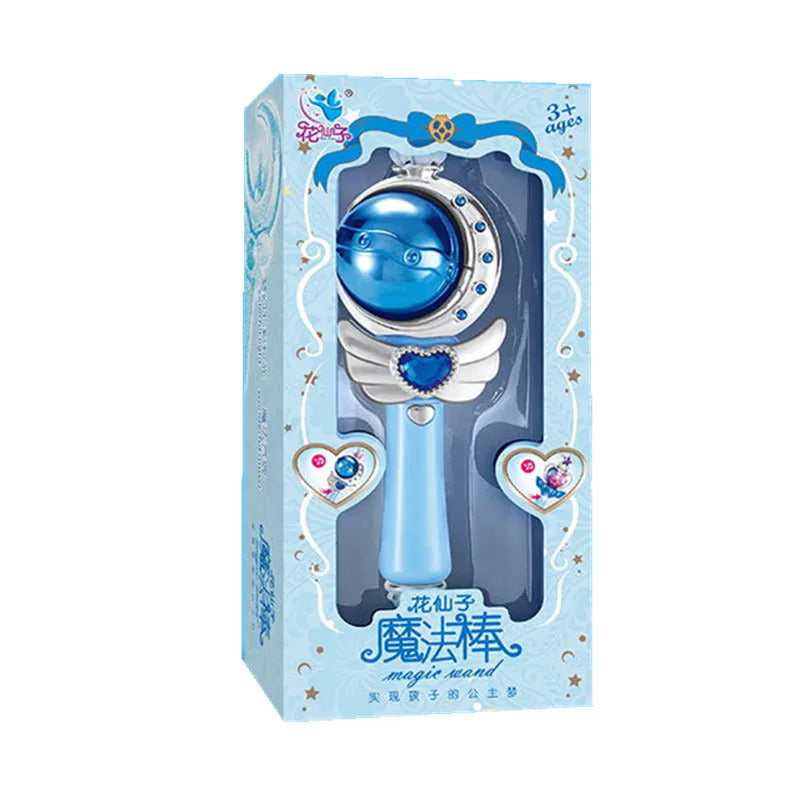 Flower Fairy Glowing Sound Effects Stars Magic Wand Children Magic Fairy Princess Costume Props Dollhouse Party Favor For Girls