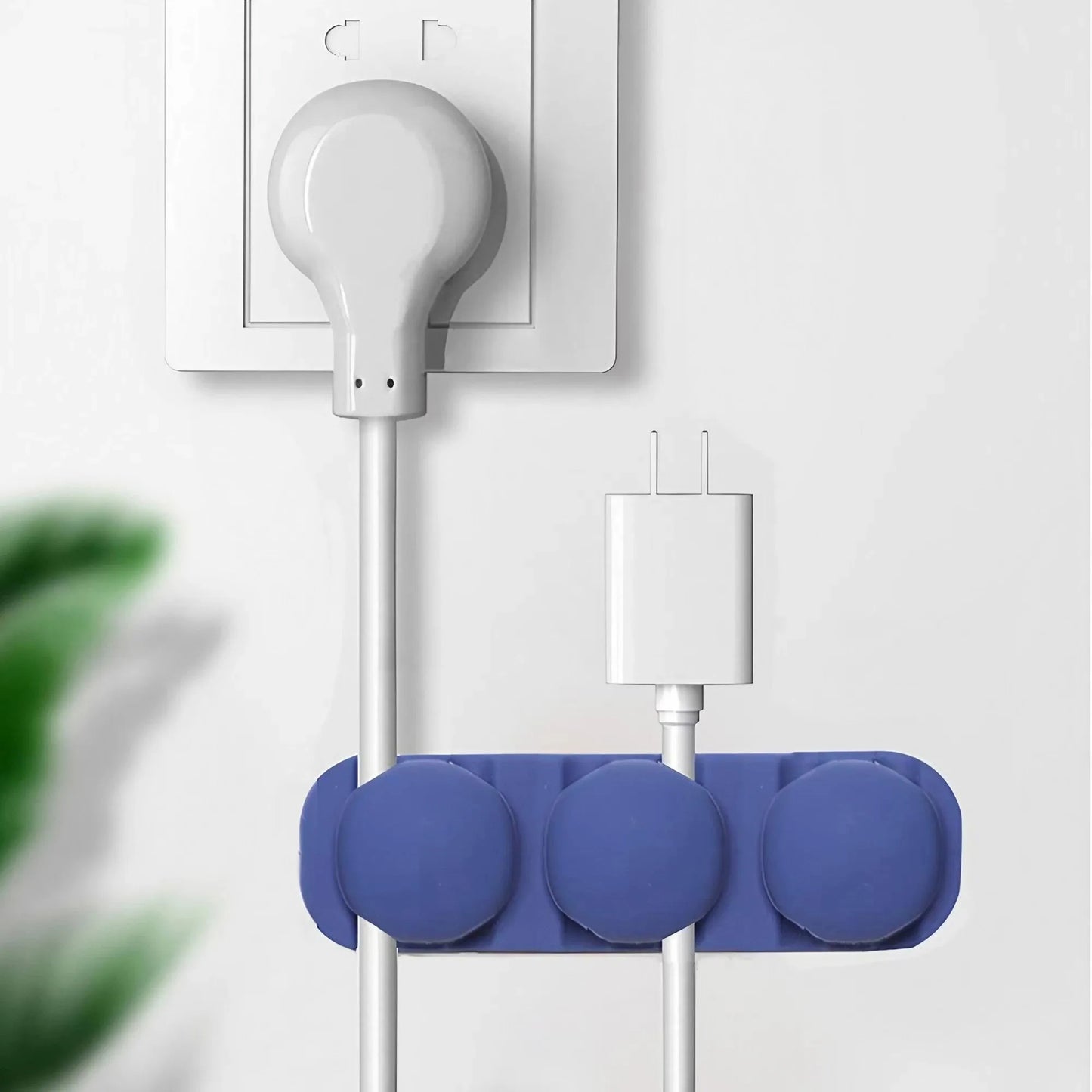 STONEGO Silicone USB Cable Organizer Cable Winder Desktop Tidy Management Clips Cable Holder for Mouse Headphone Wire Organizers