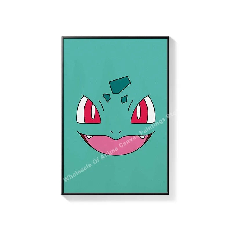 PokeMon Decorations PokeMon PokeMon Pikachu Hanging Paintings Children's Room Cartoon Anime Mural