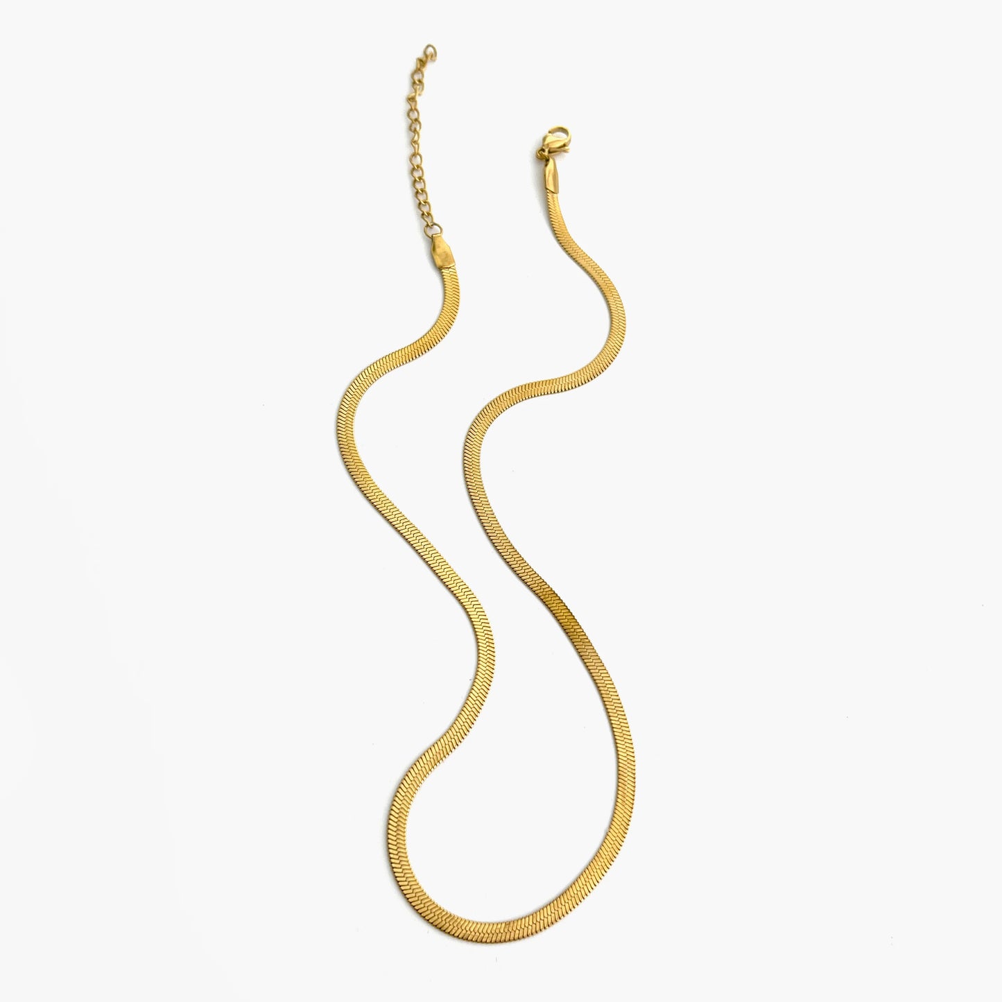 Peri'sbox Imitation Pearl Natural Stone Sunflower Pendant Necklace Women's Stainless Steel Flat Snake Chain Stackable Jewelry