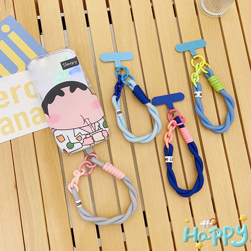 Nylong Mobile Phone Lanyard Universal Lanyards Phone Case Wrist Strap Anti-lost Hanging Lanyard Strap Portable Keychain