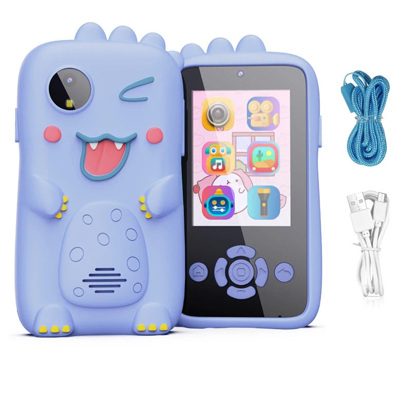 Baby Phone Toys Smart Phone Camera Toys Cartoon Musical Mini  Cellphone Learning Toy Silicone cover Toy Kids Digital Camera Gift