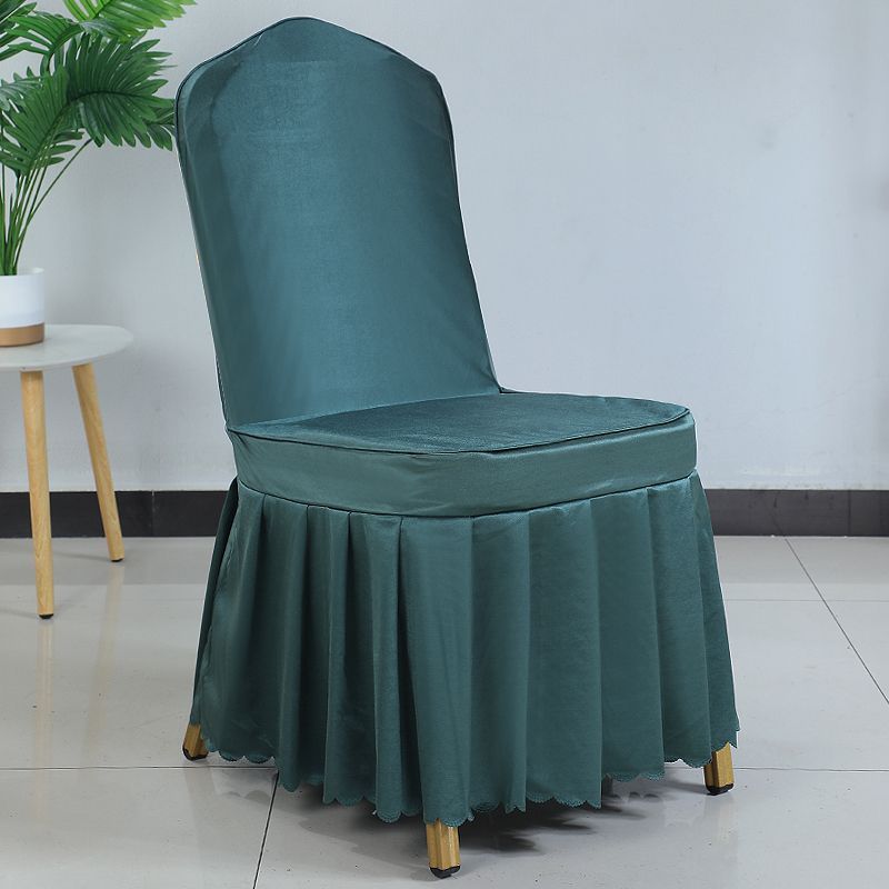 Hotel Restaurant Banquet Special Chair Cover Dining Chair Seat Stool Bench Wooden Chair Universal Chair Cover Bowknot