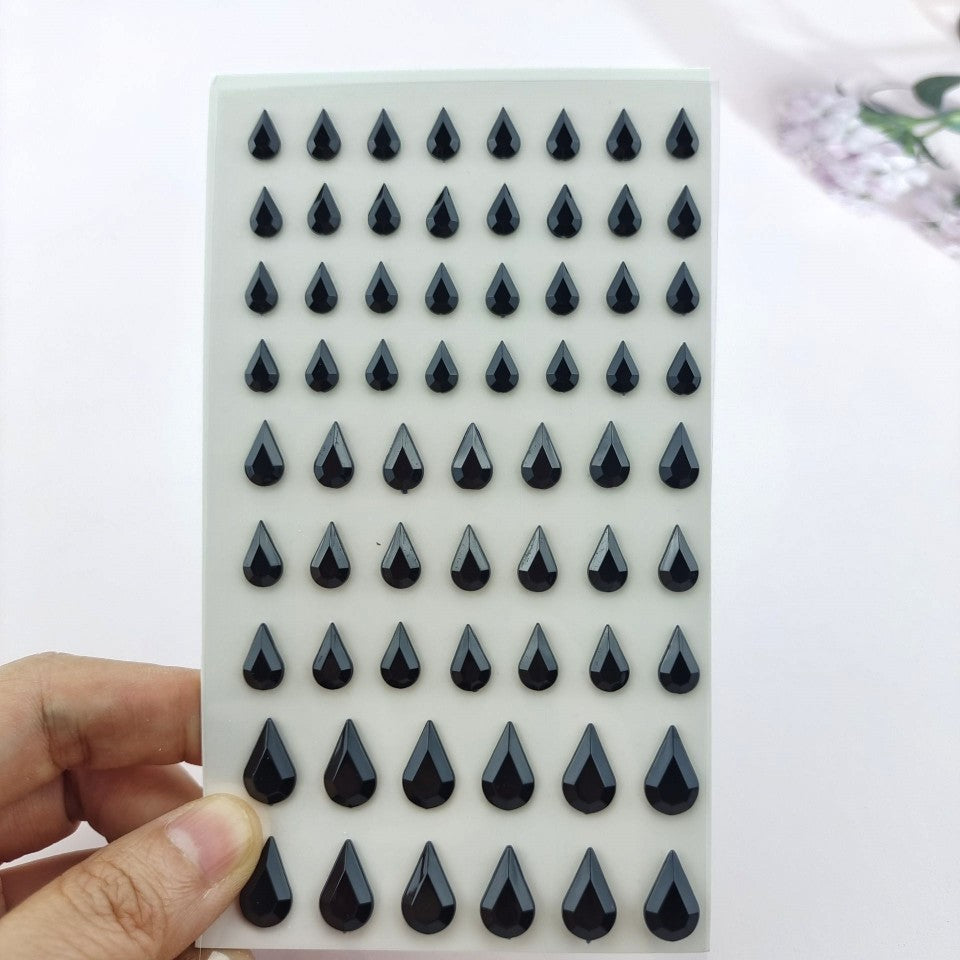 Glitter Gradient Butterfly Wing Tattoo Eye Corner Face Stickers Children's Eye Makeup DIY Stickers Fish Scale Performance Catwalk