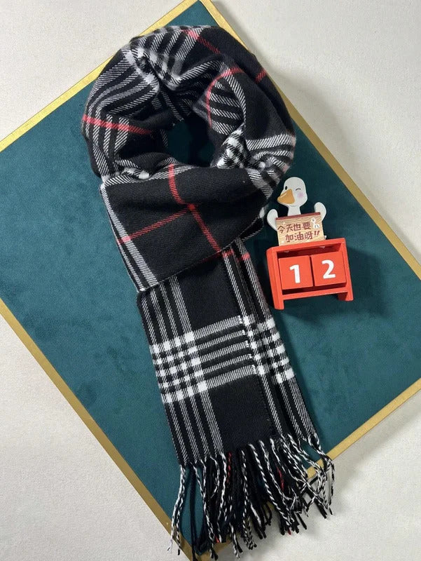 Luxury Cashmere Warm Scarf for Women Design Winter Men Shawl Wrap Pashmina 2025 Plaid Female Bufanda Echarpe Foulard