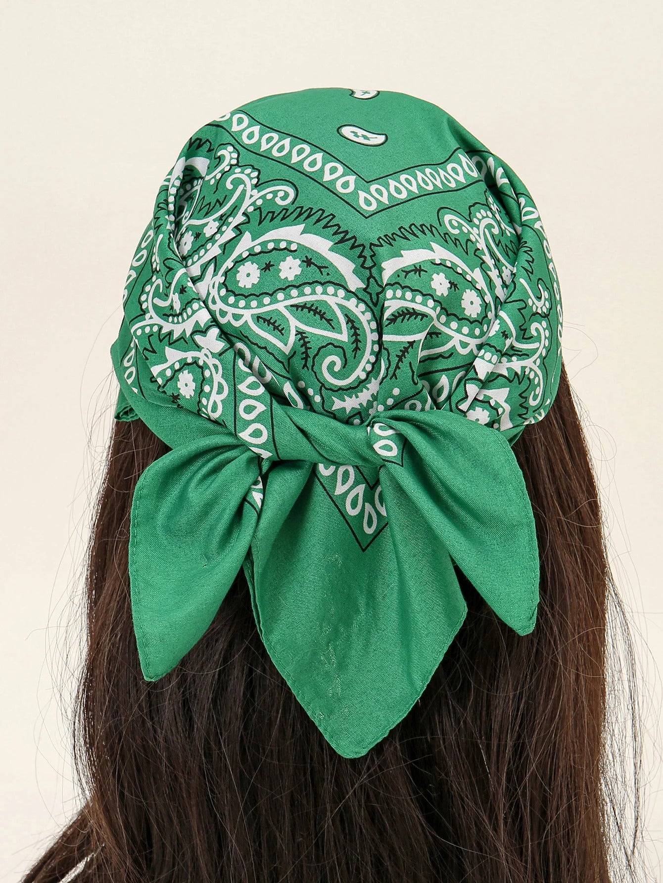54cm*54cm Fashion Cotton Hip Hop Head Scarf Paisley Square Scarves Headwear Bandanna Hair Band Neck Wrist Wrap Band Accessories