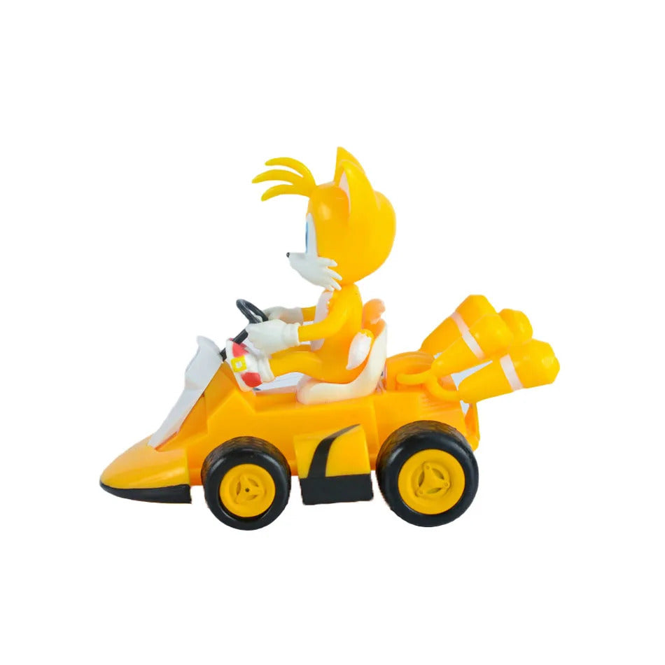 Sonic the Hedgehog Toy Car Kids Gift Birthday Gift Collection Decoration Desktop Decoration