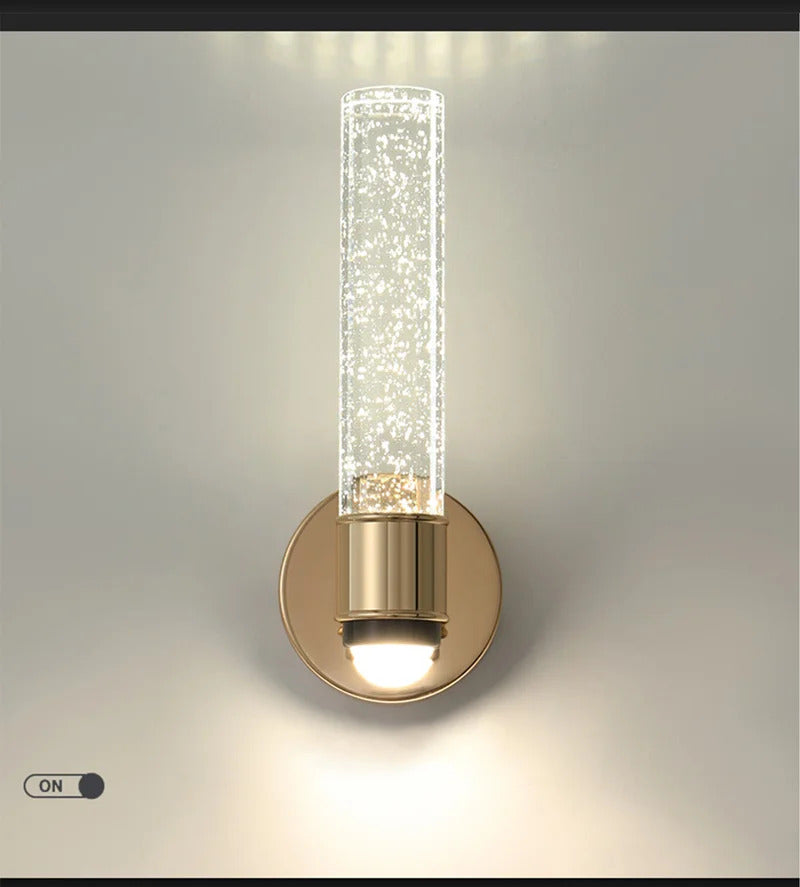 Modern Bubble Crystal Wall Lamps LED Wall Sconces Living Room Bedroom Bathroom Corridor Aisle Indoor Decor Home Hanging Lights
