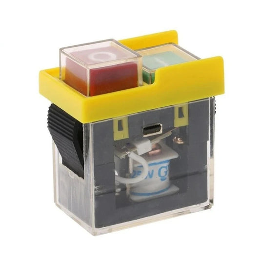 Waterproof and Dustproof Momentary Electromagnetic Switches, 250V, 2-Button, Machine Safety Switches, KJD6, 5E4