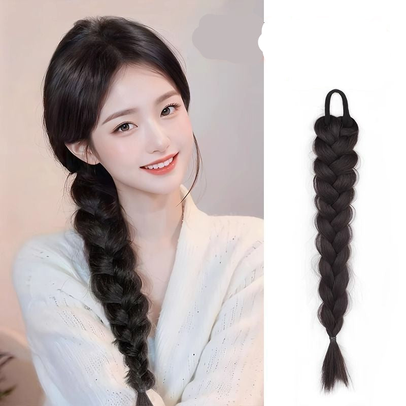 Colorful Ropes Boxing False Braids Hot Girl Sweet Cool Personality High-Temperature Fiber Handmade Braid Dreadlocks Source Factory in Stock Stable