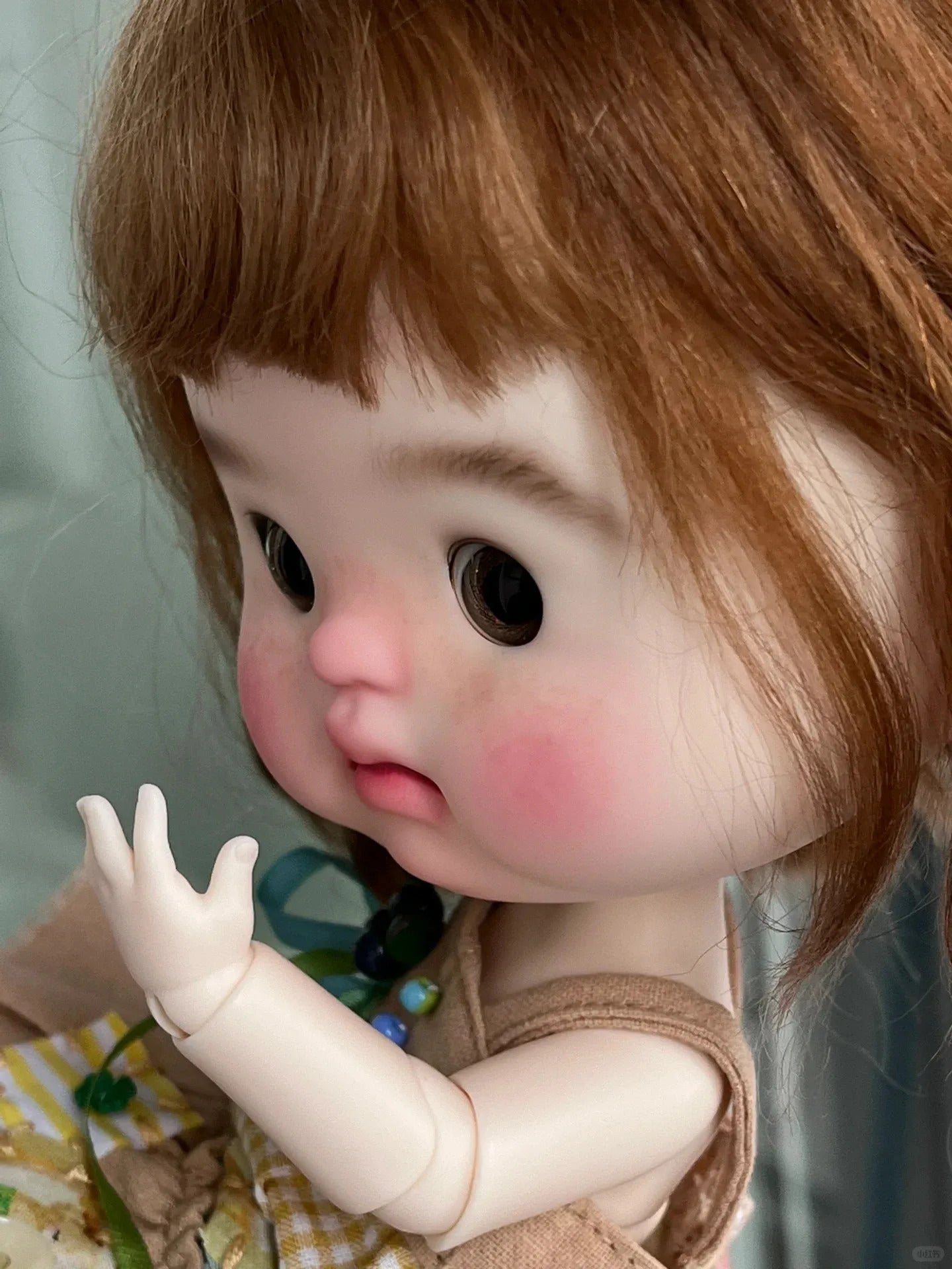 ShugaFairy New Design 1/6 PangPi Big Head with Baby Body Resin Material Cute Ball Jointed Dolls