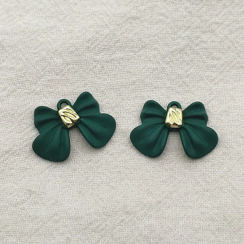 New Arrival! 21x15mm 100pcs Zinc Alloy Pendants Ribbon/Bows Charm For HandMade Jewelry Bracelet/Necklace/Earring DIY Parts