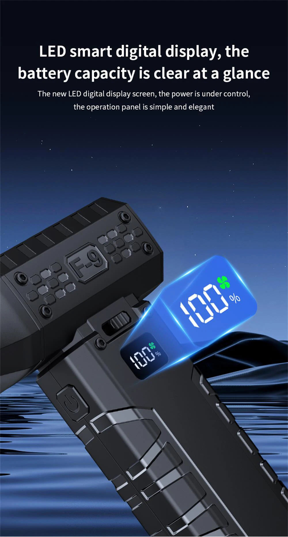 Mini Turbo Jet Fan Portable Handheld Violent Blower USB Rechargeable Strong Winds Speed Turbo Fan Outdoor Brushless Hand Fan