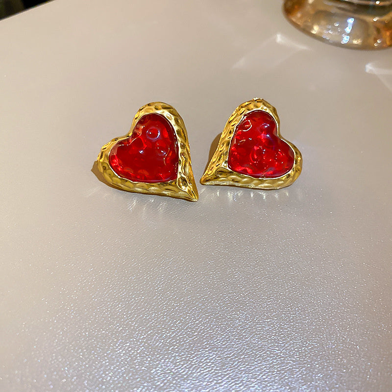 Vintage Earrings Fashion Versatile Ear Jewelry Niche Light Luxury High-end Accessories