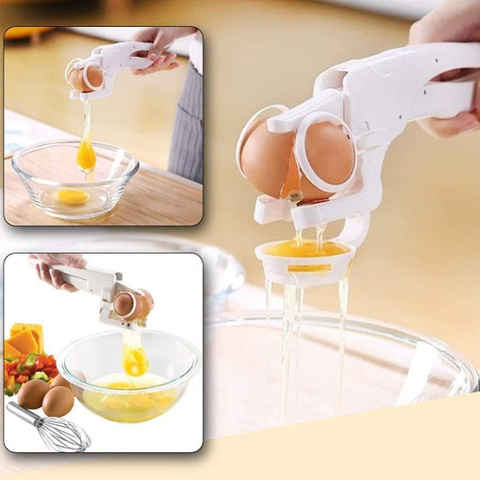 Handheld Egg Cracker Egg Shell TV Egg Cutter Egg White Separator Kitchen Gadget