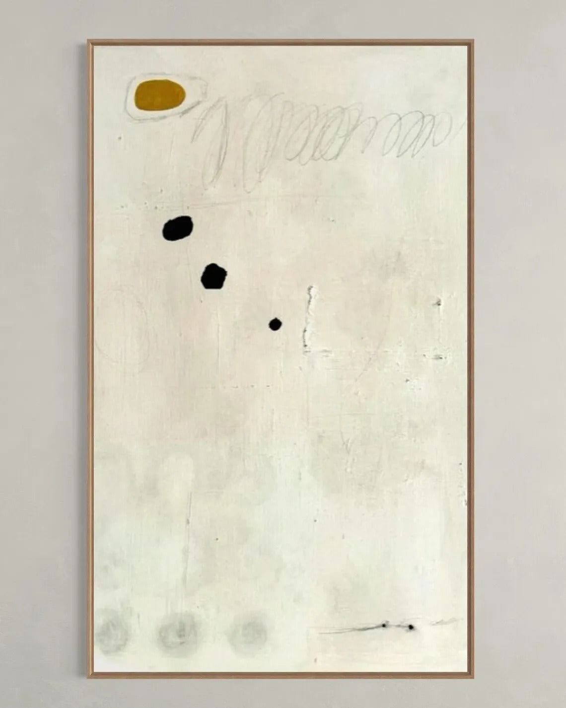 Large Abstract Wall Art Beige and White Painting Abstract Handmade Painting Living Room Home Decor Minimalist Contemporary Art