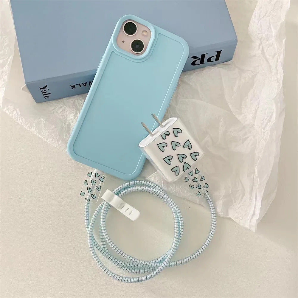 Case For Apple 18/20w Charger Protective Case is Applicable to IPhone 15/14/13/12 Pro Max Data Cable Head Bite Protector Shell