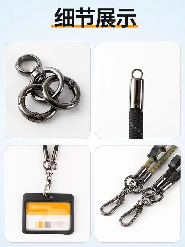 Creative Cartoon Doll Adjustable Diagonal Long Rope Doll Pendant Mobile Phone Pendant Phone Charms Lanyard Phone Strap Chain