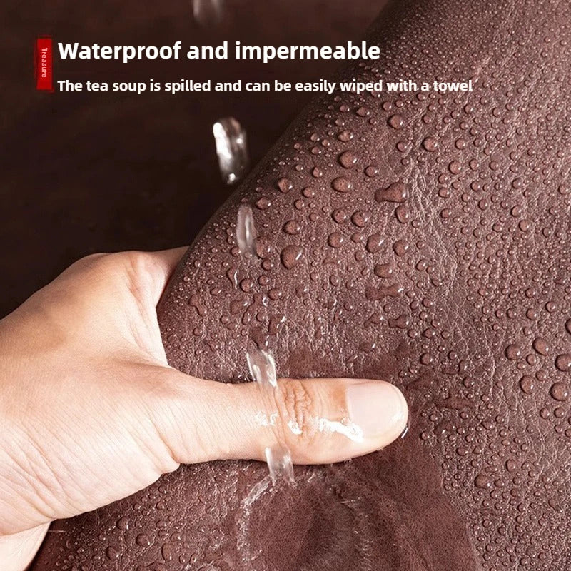 Retro Mousepad Mouse Pad Large Waterproof Non-slip PU Suede Desk Mat Computer Keyboard Desk Pad Mouse Mats Gaming Accessories